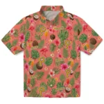 Pittsburgh Pirates Hawaiian Shirt – Personalized Coral Pink