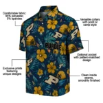 Purdue Boilermakers Hawaiian Shirt – Custom Gold Blue