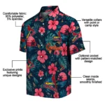 St. Louis Cardinals Hawaiian Shirt – Personalized Red Blue
