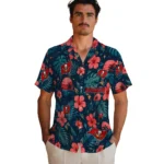 Tampa Bay Buccaneers Hawaiian Shirt – Custom Red Blue