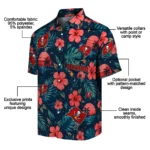 Tampa Bay Buccaneers Hawaiian Shirt – Custom Red Blue