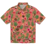Tampa Bay Buccaneers Hawaiian Shirt - Customized Coral Pink 1 Tampa Bay Buccaneers Hawaiian Shirt – Customized Coral Pink