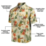 Tampa Bay Buccaneers Hawaiian Shirt – Personalized Cream