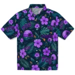 TCU Horned Frogs Hawaiian Shirt - Customized Purple Blue 1 TCU Horned Frogs Hawaiian Shirt – Customized Purple Blue