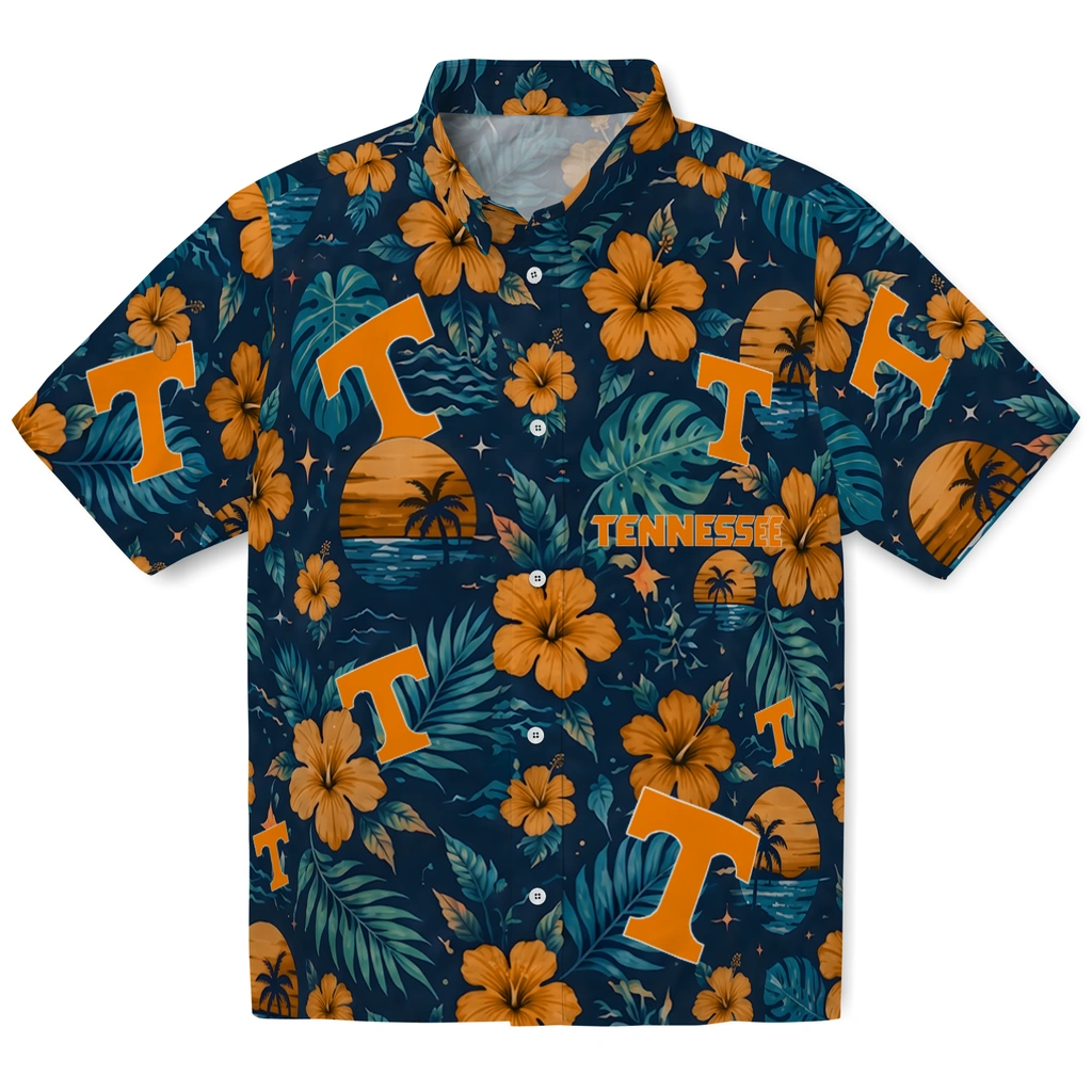 Tennessee Volunteers Hawaiian Shirt - Personalized Orange Blue