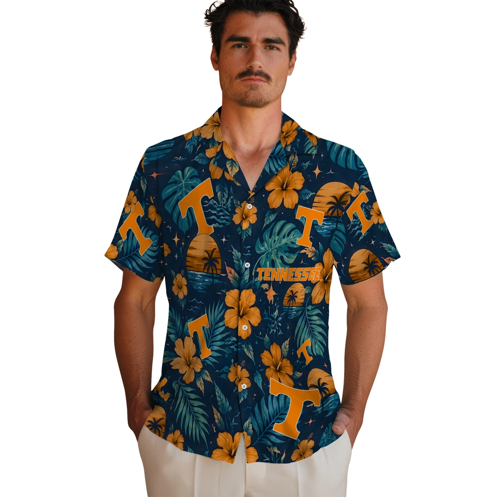 Tennessee Volunteers Hawaiian Shirt - Personalized Orange Blue Tennessee Volunteers Hawaiian Shirt - Personalized Orange Blue