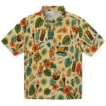 Texas Longhorns Hawaiian Shirt - Custom Cream 1 Texas Longhorns Hawaiian Shirt – Custom Cream