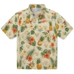 Texas Longhorns Hawaiian Shirt - Customized Cream 1 Texas Longhorns Hawaiian Shirt – Customized Cream