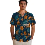 Texas Longhorns Hawaiian Shirt – Personalized Orange Blue