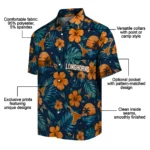 Texas Longhorns Hawaiian Shirt – Personalized Orange Blue