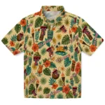 Texas Tech Red Raiders Hawaiian Shirt - Personalized Cream 1 Texas Tech Red Raiders Hawaiian Shirt – Personalized Cream