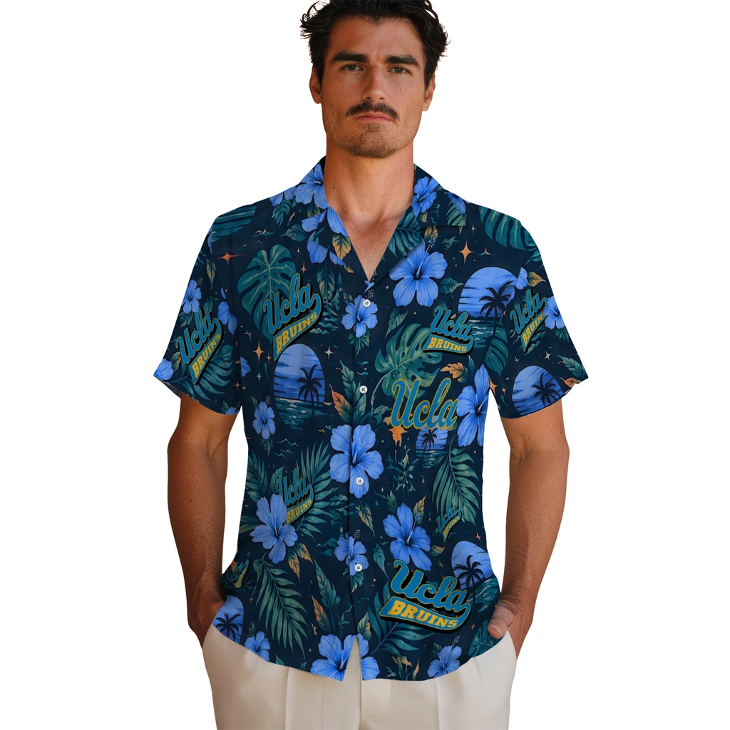 UCLA Bruins Hawaiian Shirt - Customized Blue UCLA Bruins Hawaiian Shirt - Customized Blue