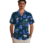 UConn Huskies Hawaiian Shirt – Custom Blue