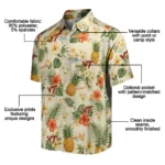 Virginia Tech Hokies Hawaiian Shirt – Custom Cream