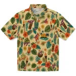 Virginia Tech Hokies Hawaiian Shirt - Personalized Cream 1 Virginia Tech Hokies Hawaiian Shirt – Personalized Cream