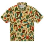 Washington Commanders Hawaiian Shirt - Custom Cream 1 Washington Commanders Hawaiian Shirt – Custom Cream