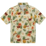 Washington Commanders Hawaiian Shirt – Customized Cream