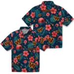 Washington Commanders Hawaiian Shirt – Personalized Burgundy Blue