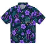 Washington Huskies Hawaiian Shirt - Personalized Purple Blue 1 Washington Huskies Hawaiian Shirt – Personalized Purple Blue
