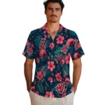 Washington State Cougars Hawaiian Shirt – Custom Crimson Blue