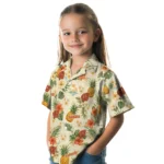 Wisconsin Badgers Hawaiian Shirt – Custom Cream