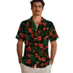 Wisconsin Badgers Hawaiian Shirt – Customized Dark Green