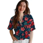 Wisconsin Badgers Hawaiian Shirt – Customized Red Blue