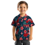 Wisconsin Badgers Hawaiian Shirt – Customized Red Blue