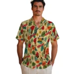 Wisconsin Badgers Hawaiian Shirt – Personalized Cream