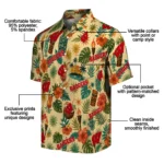 Wisconsin Badgers Hawaiian Shirt – Personalized Cream